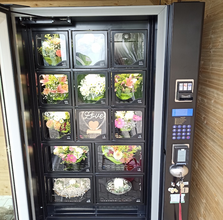 Blumen-Verkaufsautomat